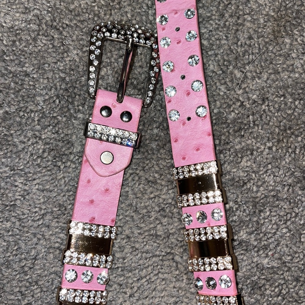 Rhinestone belt